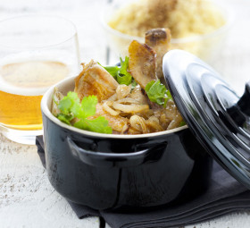 poulet cidre et oignons Pressoir d'or