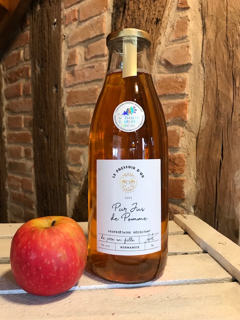 Pur Jus de Pomme Bio (1 L) - Le Pressoir d'Or